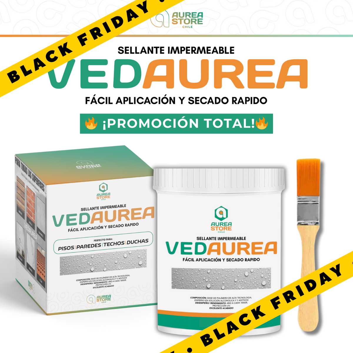 Sellante Para Filtraciones y Fugas | VEDAUREA™️  (🔥PRE - BLACK FRIDAY 🔥)