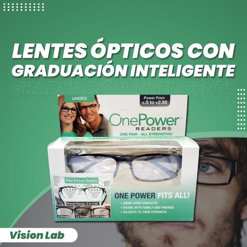 Lentes ópticos con graduación inteligente - Vision Lab™