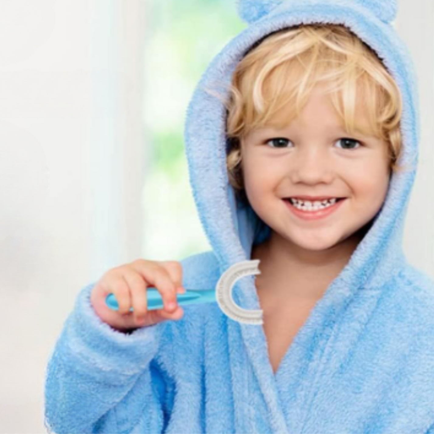 Cepillo de dientes en forma de U para niños