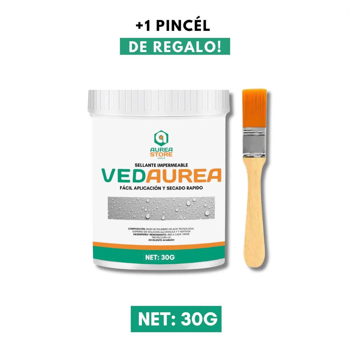 SELLANTE PARA FILTRACIONES Y FUGAS | VEDAUREA™️ + PINCEL DE REGALO