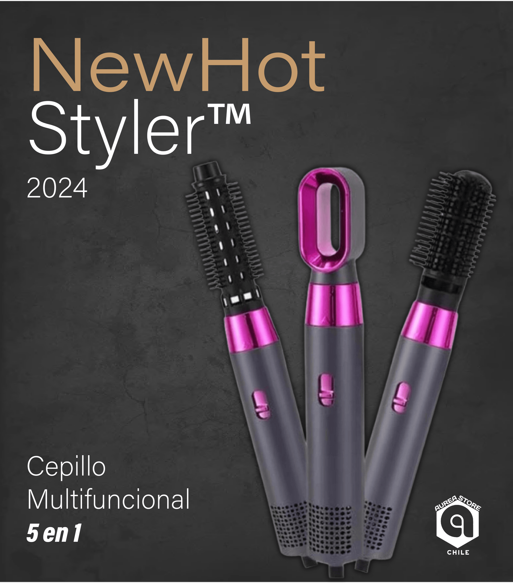 Cepillo Profesional Multifuncional 5 en 1 | HotStyler™ 2024