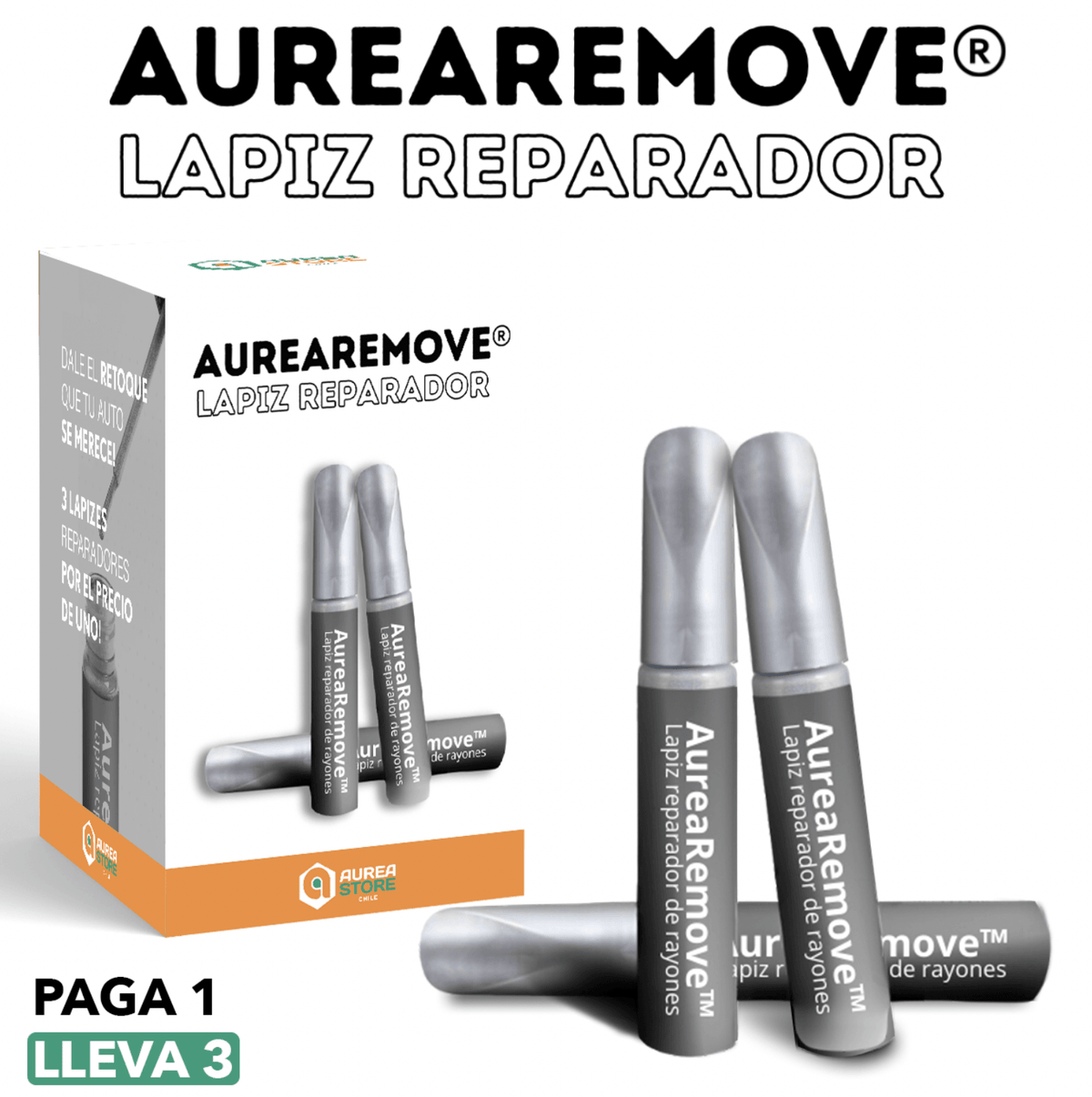 AureaRemove™ - Lapiz Reparador de Rayones [COMPRA 1 LLEVA 3🔥]