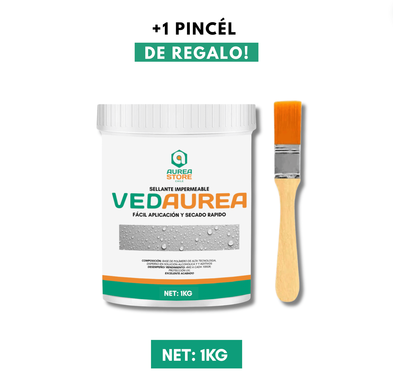 SELLANTE PARA FILTRACIONES Y FUGAS | VEDAUREA™️  - 500G/1KG [LIQUIDACION TOTAL]