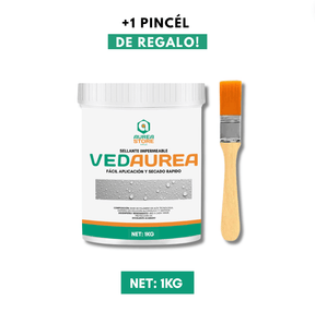 SELLANTE PARA FILTRACIONES Y FUGAS | VEDAUREA™️ + PINCEL DE REGALO - 500G/1KG