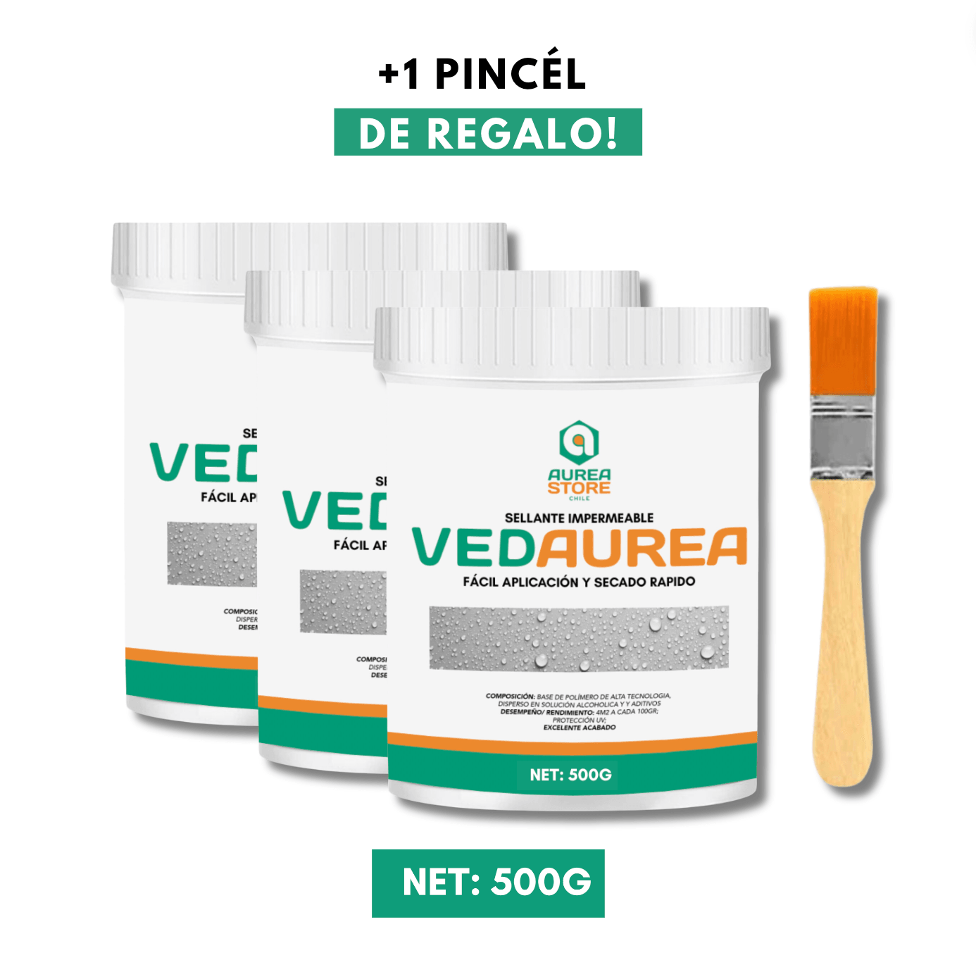 SELLANTE PARA FILTRACIONES Y FUGAS | VEDAUREA™️  - 500G/1KG [LIQUIDACION TOTAL]