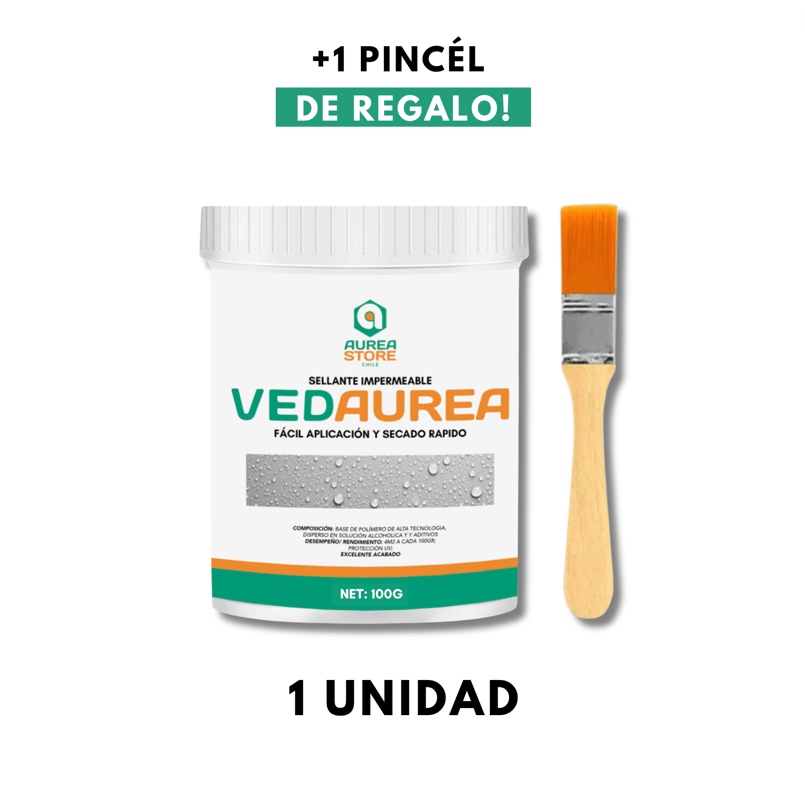 SELLANTE PARA FILTRACIONES Y FUGAS | VEDAUREA™️ + PINCEL DE REGALO