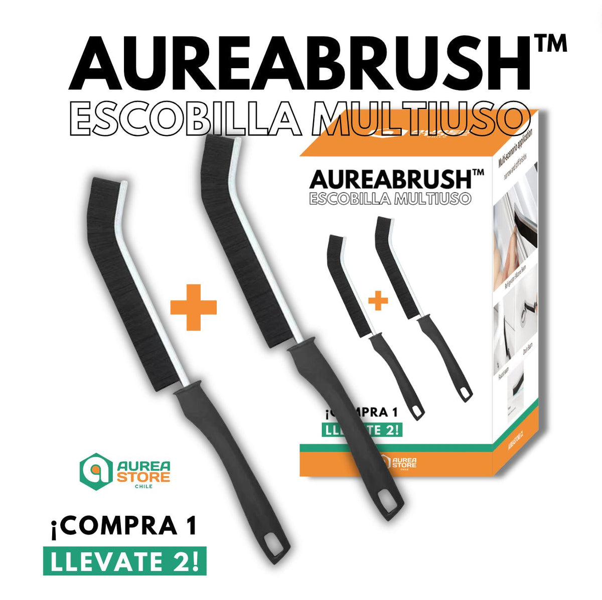 Escobilla Para lugares Dificiles | AUREABRUSH [COMPRA 1 Y LLEVA 2]