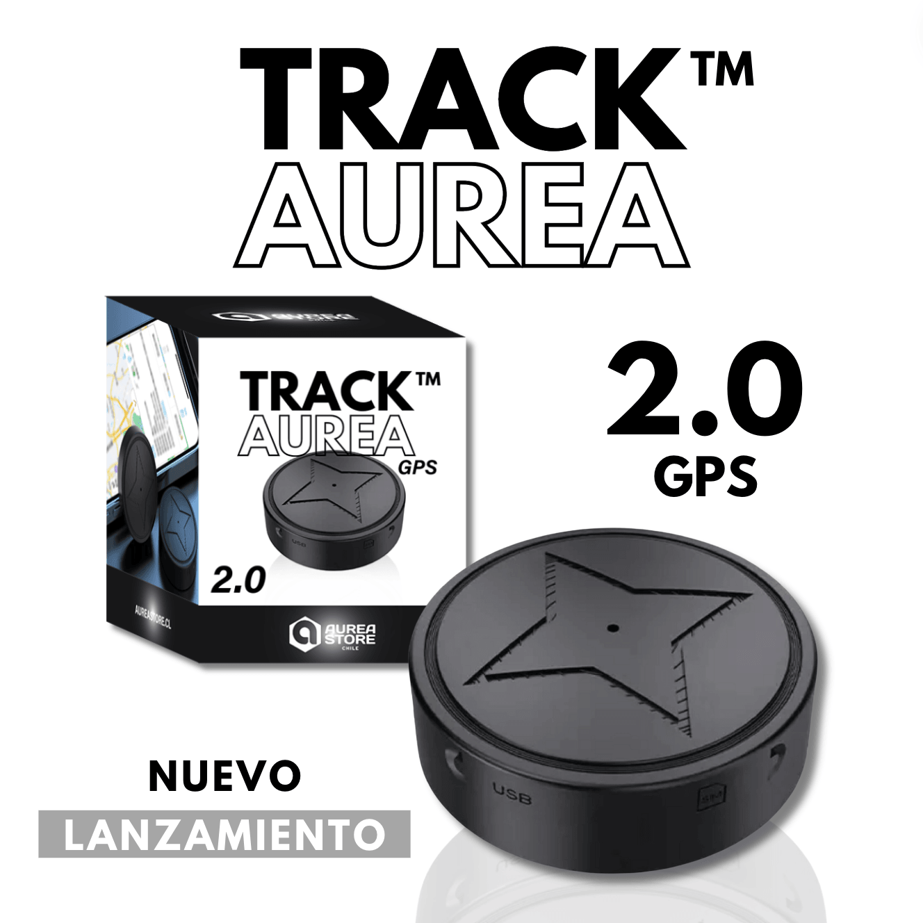 TrackAurea™ 2.0 GPS RASTREADOR