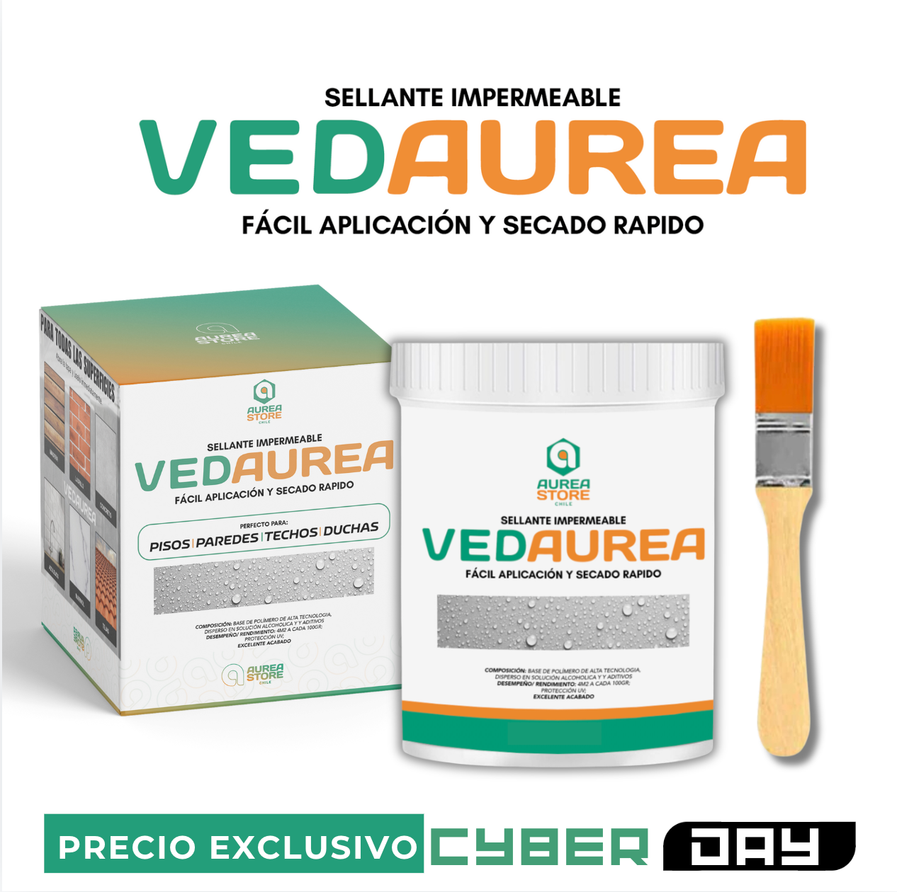 Sellante Para Filtraciones y Fugas | VEDAUREA™️  [🔥 CYBERDAY 2024 🔥]