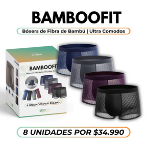 Calzoncillos de Fibra de Bambú | BambooFit- [🔥8 BÓXERS POR EL PRECIO DE 4 🔥] (CYBERDAY)