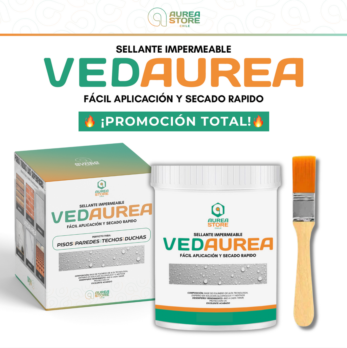 Sellante Para Filtraciones y Fugas | VEDAUREA™️  [TODOS LOS TAMAÑOS] [🔥PROMOCION TOTAL]