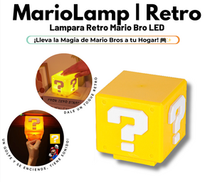 Lampara Retro Mario Bro | MarioLamp [🔥 CYBERDAY 🔥]