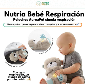 Nutria Bebé Respiración | Peluches AureaPet 🦦💤