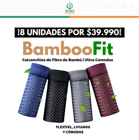 Calzoncillos de Fibra de Bambú | BambooFit- [🔥8 BÓXERS POR EL PRECIO DE 4 🔥]