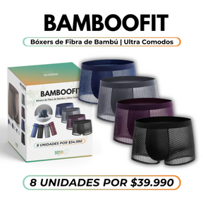 Calzoncillos de Fibra de Bambú | BambooFit- [🔥8 BÓXERS POR EL PRECIO DE 4 🔥]