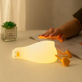 Lámpara LED Patito Perezoso AureaPet® – ¡Confort acogedor en su forma más adorable! 🦆✨