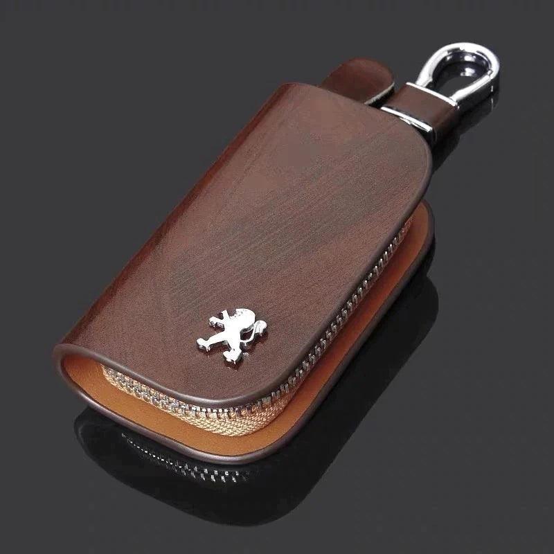 Estuche de Cuero Para Llave del Auto - AureaLux